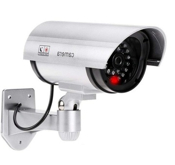 ATRAPA KAMERY IR LED KAMERA ZEWNĘTRZNA Z DIODĄ WODOODPORNA DO FIRMY DOMU