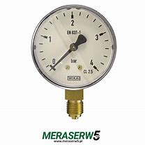 Manometr standardowy M12x1,5A, 63mm, 0-10bar