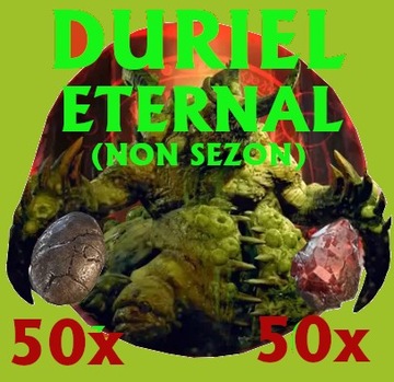 Diablo 4 ETERNAL Wieczność Duriel UBER Mucus Slick Egg Shard of Agony