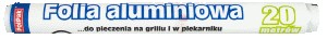 Folia aluminiowa spożywcza do żywności mocna 20 M