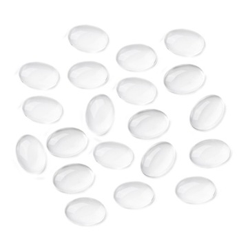 Kaboszony Szklany 14x10x3mm 20szt