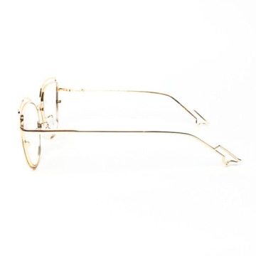 Женские гламурные очки «кошачий глаз», белые