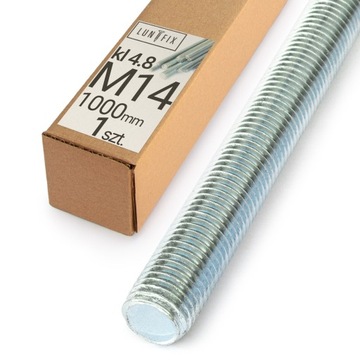PRĘT GWINTOWANY SZPILKA M14 OCYNK 1000MM 4,8 x1SZT