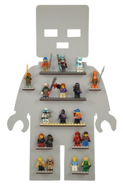 Полка x3 для фигурок из кубиков Man Lego Ninjago Stormtrooper 50 см