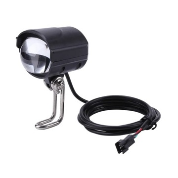 Electric Bike LED Front Light E-Bike Bicycle 2 in 1 Waterproof Horn