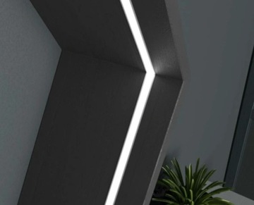 Profil LED P14-3 anoda wpuszczany szeroki do GK 2m