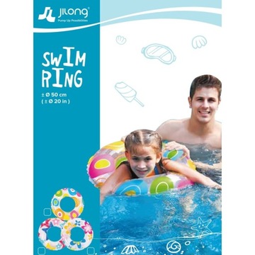 Детский круг для плавания 50 см JILONG