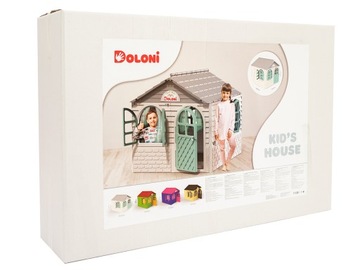 БОЛЬШОЙ XL ДЕТСКИЙ ДОМик Садовая конюшня 129x129x120 см ШТОРЫ Ставни