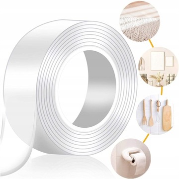 DWUSTRONNA TAŚMA WIELOKROTNEGO UŻYTKU NANO 5M NANO