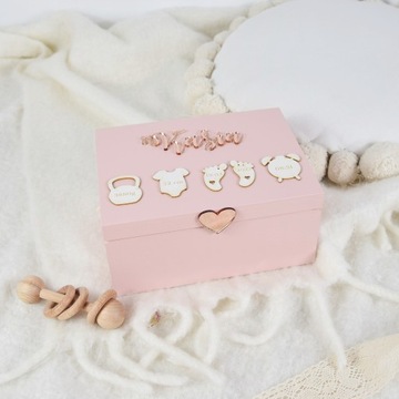 КОРОБКА ПАМЯТИ КРЕЩЕНИЕ ПОДАРОК ​​ГОДОВОЙ ГРАВЕР коробка памяти сувенирная