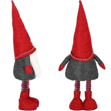 РОЖДЕСТВЕНСКИЙ гном эльф ДЕД МОРОЗ НА РОЖДЕСТВЕНСКИЙ ТЕЛЕСКОПИЧЕСКИЙ СТОЯЩИЙ 50 - 90 СМ