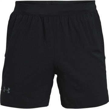 UNDER ARMOUR SPODENKI MĘSKIE KRÓTKIE TERMOAKTYWNE SPORTOWE CZARNE SHORT 5"