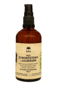 Olej Żywokostowy z Gojnikiem 100ml Astron GOJNIK + ŻYWOKOST do ciała