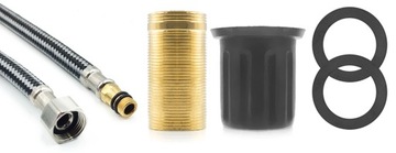 ЧЕРНАЯ КУХНЯ Смеситель для мойки, смеситель, ГИБКИЙ ИЗЛИК, ГИБКИЙ 360°