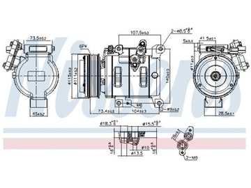 KOMPRESOR KLIMATIZACE MAZDA 6 GJ GL 2.0 2.5 12- 15-16