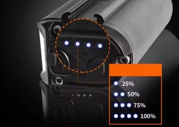 Очень прочный комплект велосипедных фонарей спереди Spectre EOS620 1400лм + сзади AQY!