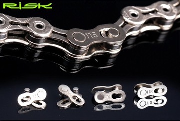 RISK 6/7/8/9/10/11 Скоростная велосипедная цепь Набор замков разъема Quick Link MTB Road