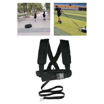 Привязь для салазок Power Sled Workout Harness Тренажер для упражнений на скорость