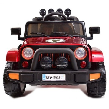 MEGA JEEP FULLTIME, NAPĘD 4X4, 1X12V ,WOLNY START/