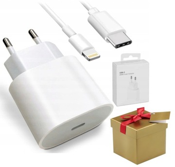 SZYBKA ŁADOWARKA 20W +KABEL DO IPHONE LIGHTNING
