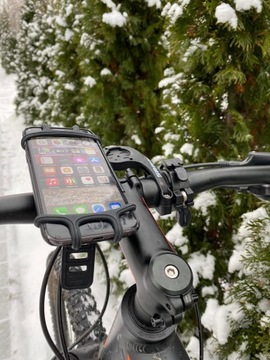 Безопасный универсальный держатель для телефона на велосипед.