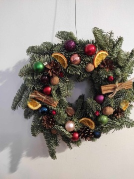 Соломенный венок, обруч, основа для венков 30 см.