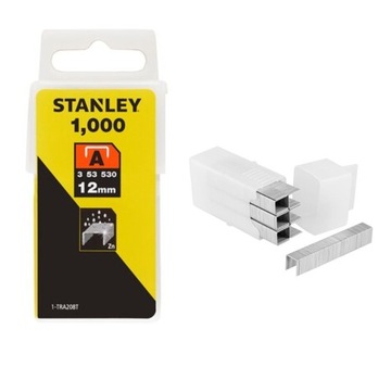 ZSZYWKI TYP A 12MM 1000SZT TAPICERSKIE STANLEY