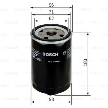 BOSCH 0 451 203 087 FILTR OLEJE