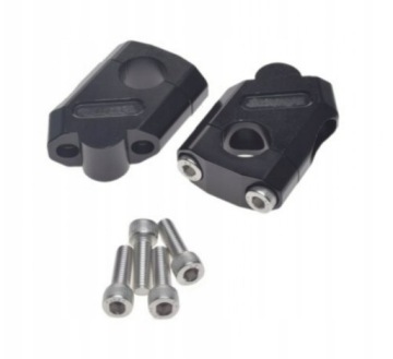 ADAPTERS MOTORCYCLE DIRECTOR BOARD RISERS 22 mm Black