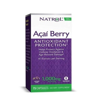 Acai Berry 1000 mg 75 kapsułek wegańskich Natrol