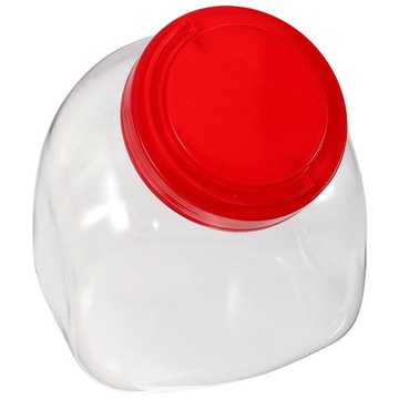 Plastikowy pojemnik na żywność Cukierki Skośna butelka z ustami