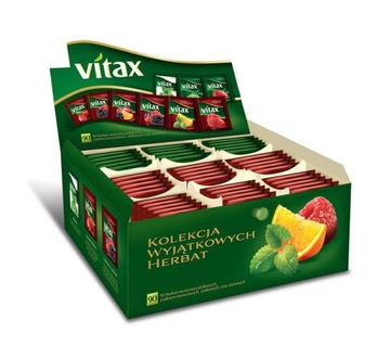 VITAX KOLEKCJA HERBAT MIX 9 SMAKÓW 90TB X 1,8G