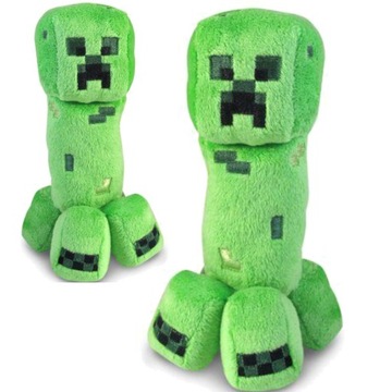 MASKOTKA PLUSZAK ZIELONY CREEPER Minecraft ZABAWKA KRIPER ZIELONA PIXELL