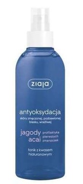 ZIAJA JAGODY ACAI Tonik z kwasem hialuronowym