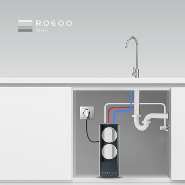 Фильтр для воды обратного осмоса RO600 MINI ионизатор BIOCERA бутыль DAFI SOLID
