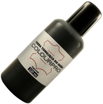 CZARNA TONUJĄCA FARBA DO SKÓRY SKÓR 100 ml