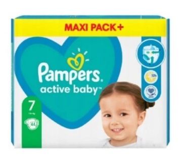 Pampers Pieluchy pieluszki Active Baby 7 44 szt 40