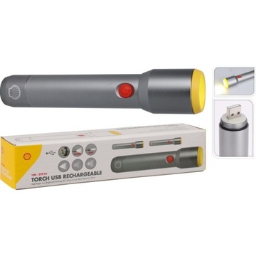 АЛЮМИНИЕВЫЙ ТАКТИЧЕСКИЙ ФОНАРЬ 15 СМ, КОРПУС USB
