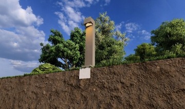 ФУНДАМЕНТ ДЛЯ САДОВОЙ ЛАМПЫ CUBE 25x25