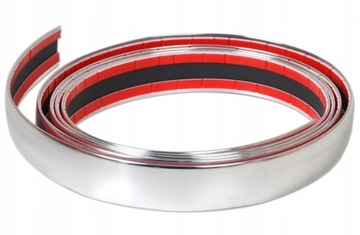 LISTWA OZDOBNA TAŚMA CHROM CHROMOWANA 55 mm 5,5 cm 1m