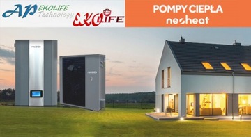 Моноблочный тепловой насос Neoheat 6 кВт, полностью оборудованный.