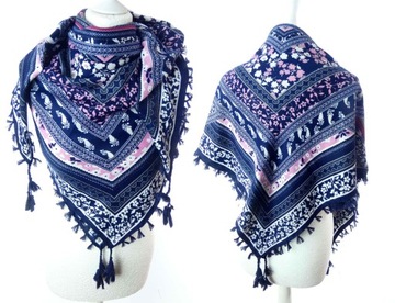 ШАРФ С УЗОРОМ НА ПЛЕЧАХ УЗОРЫ ШАРФОВ В БОХО