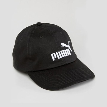 Czapka z daszkiem bejsbolówka sportowa czarna PUMA ESS CAP 05291909