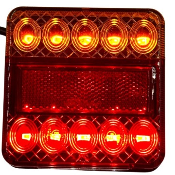 [KIT] - 2 x светодиодные задние фонари (L2301) комбинированные DIODE прицепные фонари вкл.