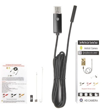 ЭНДОСКОПНАЯ КАМЕРА ДЛЯ ОСМОТРА ANDROID USB 10м