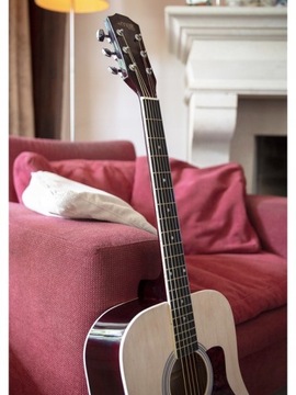Gitara AKUSTYCZNA z zestawem akcesoriów NATURAL