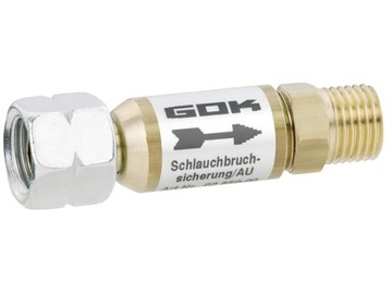 Zabezpieczenie przed zerwaniem węża 2x 1/4 30 mbar