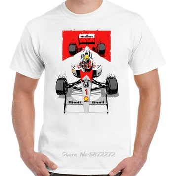 Modna męska koszulka Ayrton Senna F1