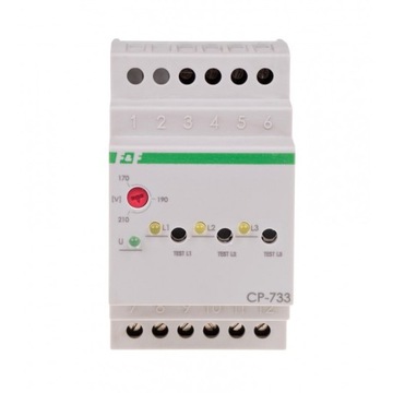 F&F PRZEKAŹNIK NAPIĘCIOWY TRÓJFAZOWY CP-733