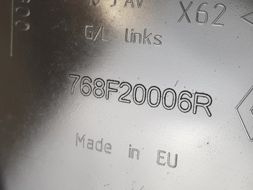 LIŠTA BOČNÍ LEVÝ ZADNÍ RENAULT MASTER III FACELIFT 768F20006R